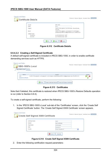 iPECS SBG-1000 User Manual