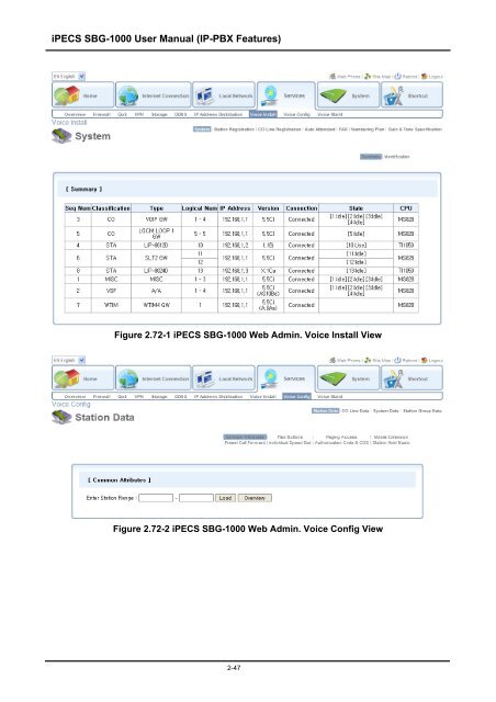 iPECS SBG-1000 User Manual