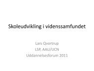Lars Qvortrup (pdf) - Uddannelsesforum 2011