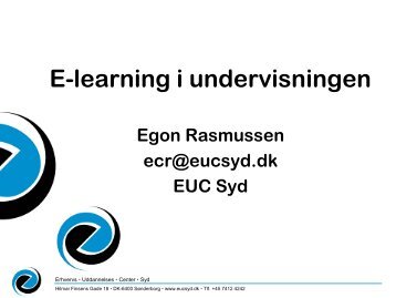 Egon Rasmussen (pdf) - Uddannelsesforum 2011