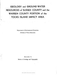 Bulletin 73. Geology and ground water resources of Sussex County ...