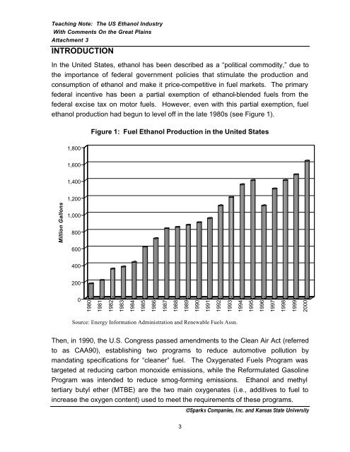 teaching note: the us ethanol industry with comments ... - AgManager