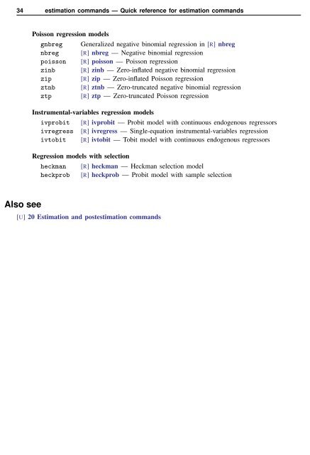 Stata Quick Reference and Index