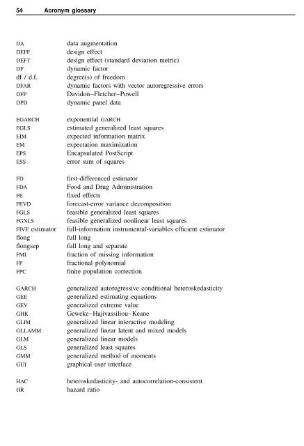 Stata Quick Reference and Index