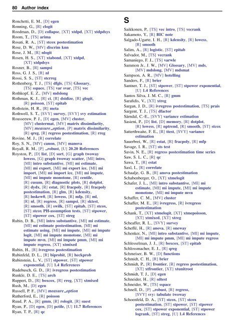 Stata Quick Reference and Index