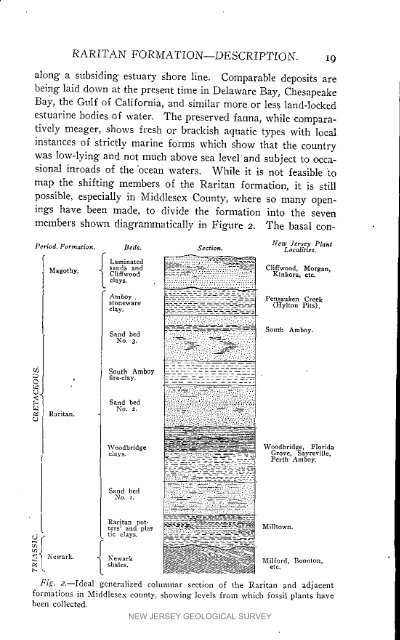 Bulletin 3. The flora of the Raritan Formation, 1911 - State of New ...