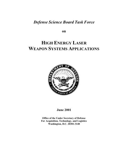 High Energy Laser Weapons Systems Applications - The Black Vault