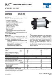 TECHNICAL DATA BOOK EBARA END SUCTION VOLUTE PUMP FSA