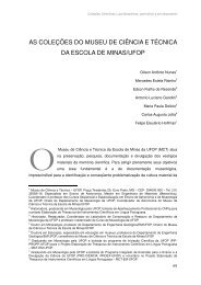 as coleÃ§Ãµes do museu de ciÃªncia e tÃ©cnica da escola de minas/ufop