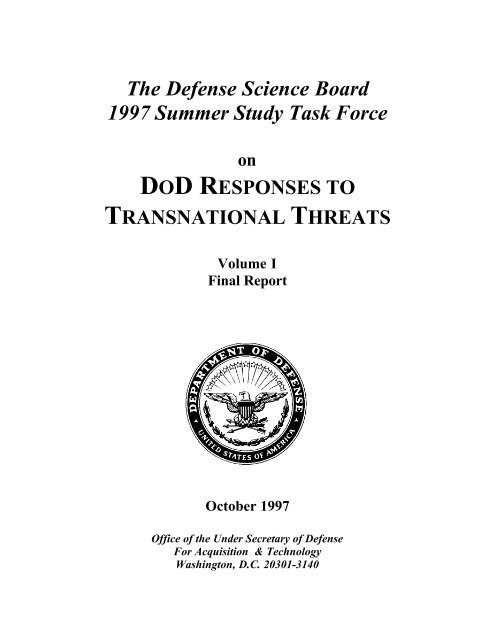 DoD Responses to Transnational Threats - The Black Vault