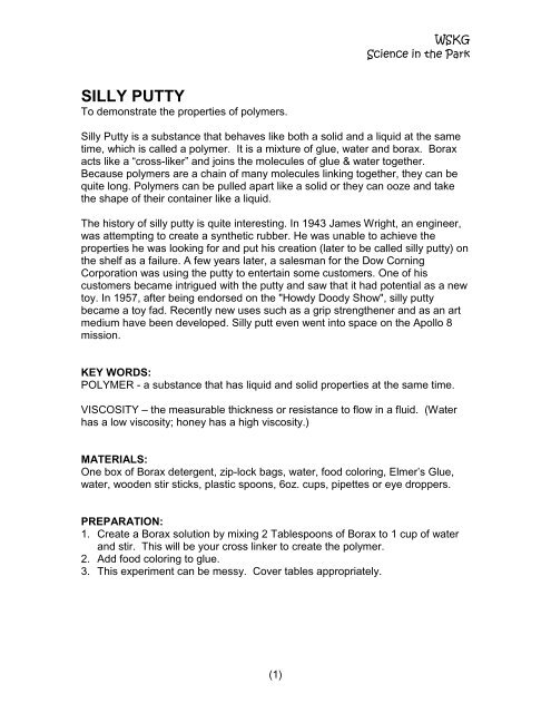 SILLY PUTTY - WSKG