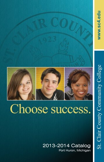2013-2014 Catalog - St. Clair County Community College