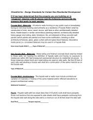 Design Review Standards Checklist - Spartanburg County