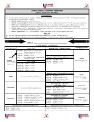 12th Grade Student Course Selection Worksheet 2013-2014