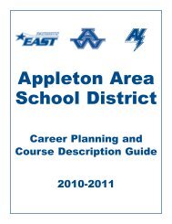 High Schools Of The - Appleton Area School District