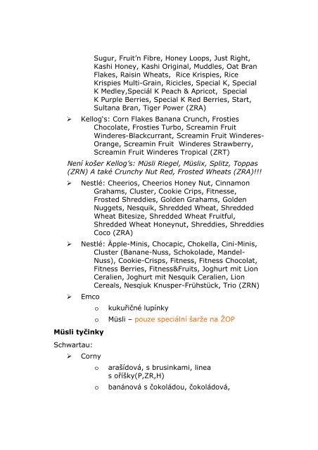 kosher seznam 2010 -2011[1]