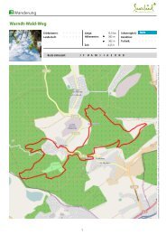 Wanderung Warndt-Wald-Weg - Fernwege.de