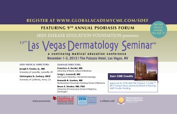 9th Annual Psoriasis Forum - Global Academy for Medical Education