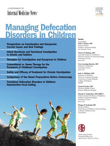 Managing Defecation Disorders in Children - Global Academy for ...