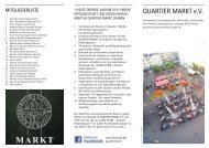 QUARTIER MARKT e.V. | Recklinghausen