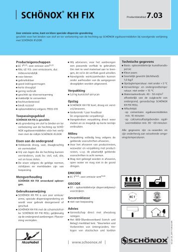 SCHÃNOX KH FIX - Rosco