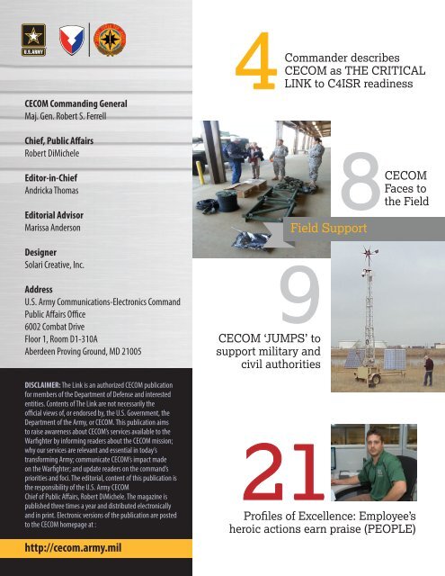 download PDF version - CECOM - U.S. Army
