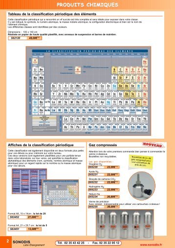 PAGE CHIMIE - Sonodis