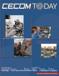 download PDF version - CECOM - U.S. Army