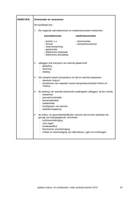 NATUUR- EN SCHEIKUNDE I VMBO - NVON