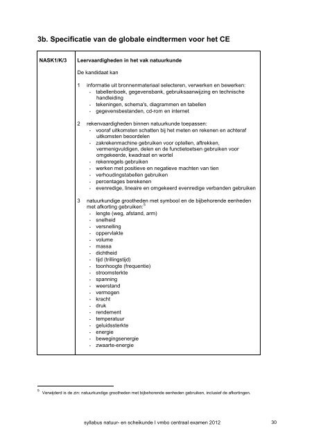 NATUUR- EN SCHEIKUNDE I VMBO - NVON