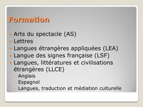 UFR Lettres et Langues