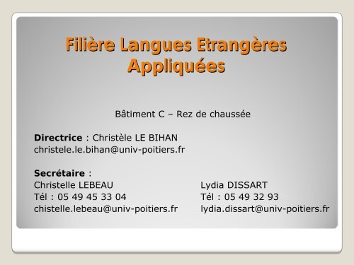UFR Lettres et Langues