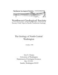 The Geology of North-Central Washington - Northwest Geological ...