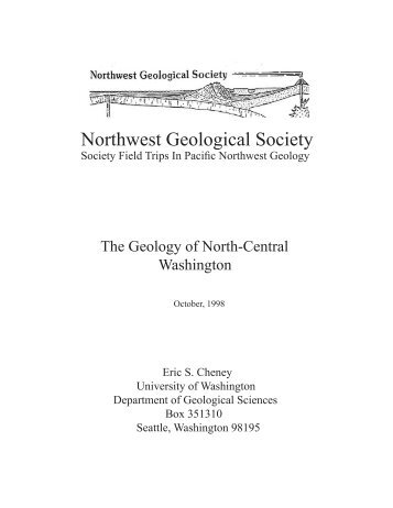 The Geology of North-Central Washington - Northwest Geological ...