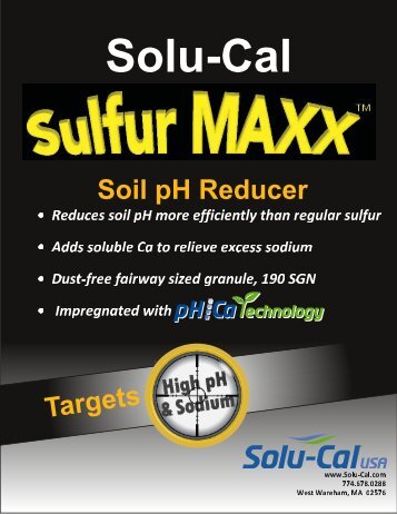 Tech Sheet - Solu-Cal