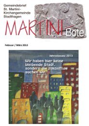 2013 Februar/MÃ¤rz Pdf ansehen - St. Martini-Kirchengemeinde ...