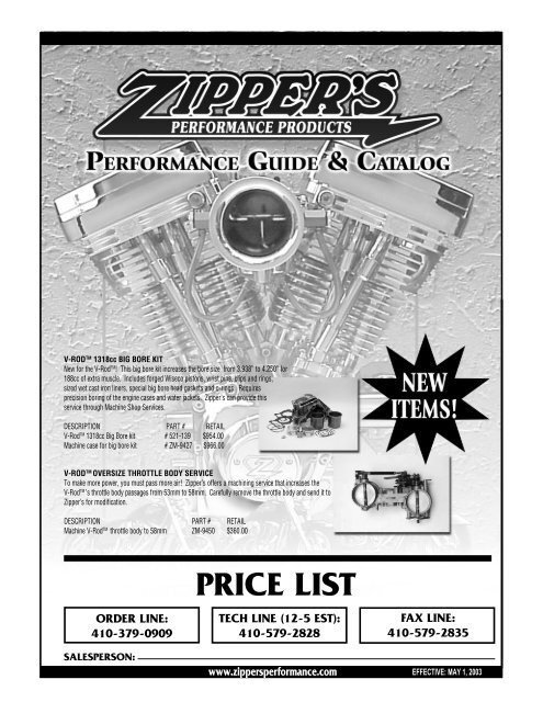 Zipper’s(ジッパーズ) バイク 006703 サンダージェット CVキャブ用 ポリッシュ 113-022