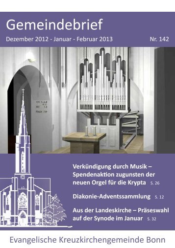 Gemeindebrief - Kreuzkirche Bonn