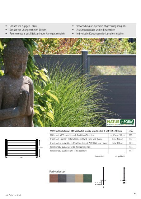 Gartenkatalog 2015 von HolzLand Möller