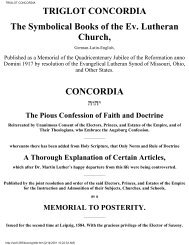 Triglota Book of Concord English - International Lutheran Council