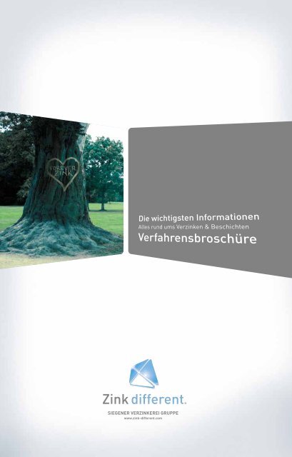 Download Verfahrensbroschüre - Zink different