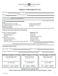 Download the Employer Authorization for Care form - Multicare ...