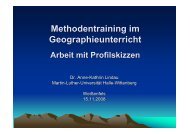 Methodentraining im Geographieunterricht - Fbgeo-sedelky.de