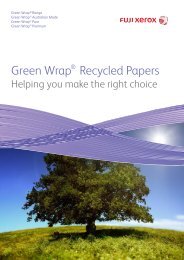 Green Wrap Recycled Papers - Fuji Xerox Supplies