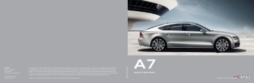 Prospectus Audi A7 Sportback
