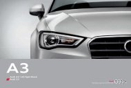 Prospectus Î½Î­Î¿Ï Audi A3 Sportback