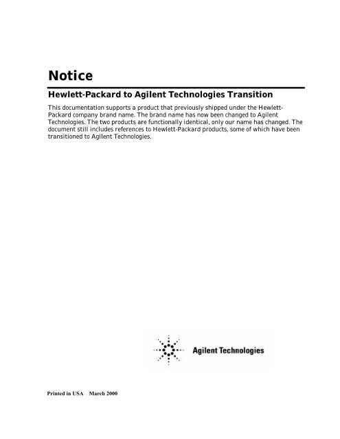 HP 8360 Series Synthesized Sweepers - Aptecelectronics.com