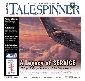 A Legacy of SERVICE - Joint Base San Antonio