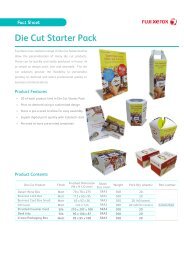 Die Cut Starter Pack - Fuji Xerox Supplies