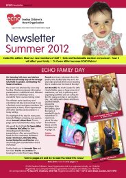 ECHO Newsletter Summer 2012 - Evelina Children's Heart ...